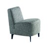 Modern Living Room Armchair in Fabric - Dory