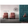 Modern Living Room Armchair in Fabric - Dory