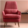 Upholstered High-Back Armchair - Gemma