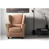 Classic Upholstered Armchair with High Backrest - Miss Special