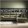 Corner Sofa with Pull Out Seat and Storage Armrest - Space Look