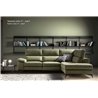 Corner Sofa with Pull Out Seat and Storage Armrest - Space Look