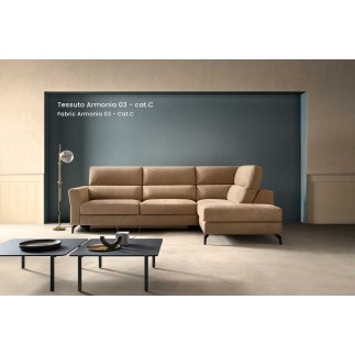 Sofa with Chaise Lounge - Space Spark | Samoa Divani