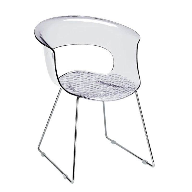 Transparent Polycarbonate Chair - Miss B | Scab