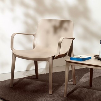 Modern Armchair with Armrests - Ginevra Lounge | Scab