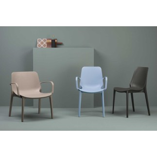 Modern Armchair with Armrests - Ginevra Lounge | Scab