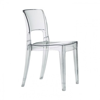 Transparent Plastic Chair - Isy | Scab