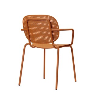 Outdoor Chair with Armrests - Si Si Dots | Scab