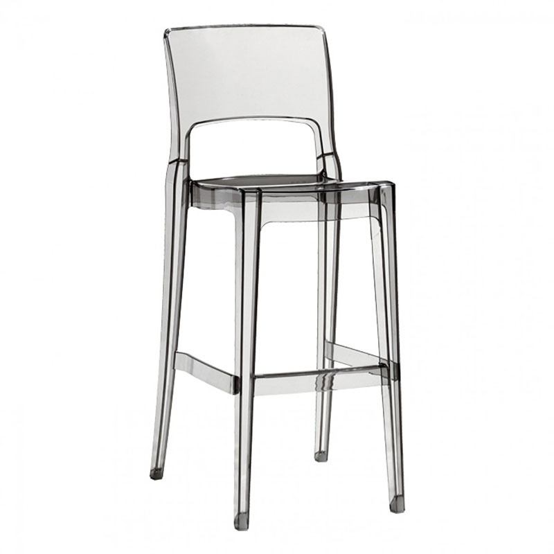 High Transparent Kitchen Stool - Isy | Scab