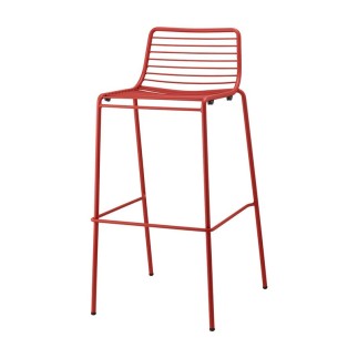 High Stool with Backrest for Outdoor - Summer | ISA Project