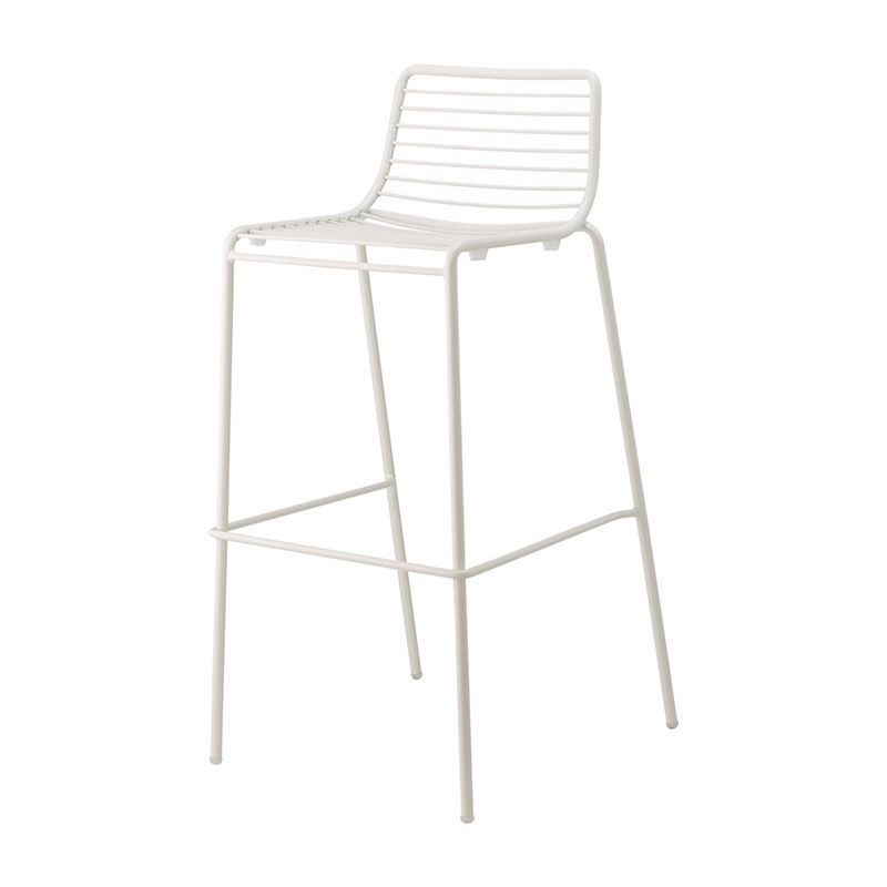 High Stool with Backrest for Outdoor - Summer | ISA Project