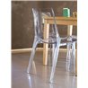 White or Transparent Dining Room Chair - Vanity