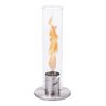 Steel and glass Lantern / Bioethanol fireplace - Spin