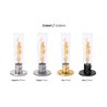 Steel and glass Lantern / Bioethanol fireplace - Spin