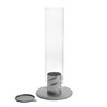 Steel and glass Lantern / Bioethanol fireplace - Spin