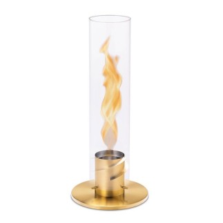 Steel and glass Lantern / Bioethanol fireplace - Spin | ISA