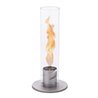 Steel and glass Lantern / Bioethanol fireplace - Spin