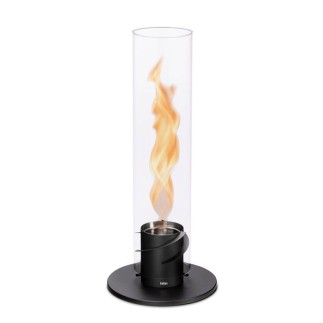 Steel and glass Lantern / Bioethanol fireplace - Spin | ISA