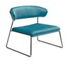 Upholstered Velvet Armchair - Lisa Lounge