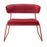 Upholstered Velvet Armchair - Lisa Lounge