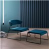 Upholstered Velvet Armchair - Lisa Lounge