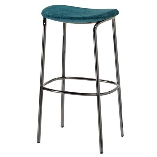 High Upholstered Velvet Stool - Trick Pop | Scab