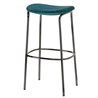 High Upholstered Velvet Stool - Trick Pop