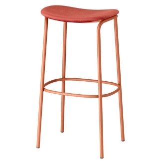 High Upholstered Velvet Stool - Trick Pop | Scab