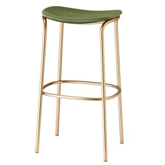 High Upholstered Velvet Stool - Trick Pop | Scab