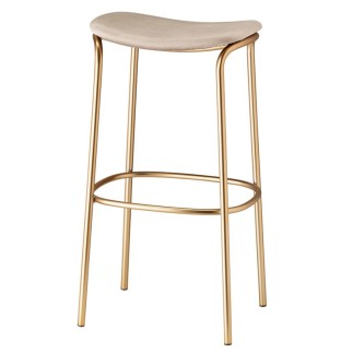 High Upholstered Velvet Stool - Trick Pop | Scab