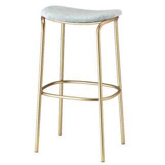 High Upholstered Velvet Stool - Trick Pop | Scab