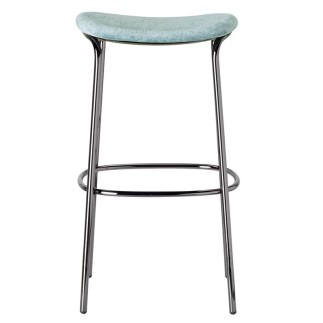 High Upholstered Velvet Stool - Trick Pop | Scab