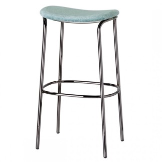 High Upholstered Velvet Stool - Trick Pop | Scab