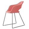 Sled Chair Upholstered in Fabric - Lady B Pop