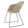 Sled Chair Upholstered in Fabric - Lady B Pop