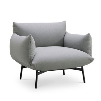 Padded Fabric Armchair - Area | Midj