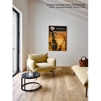 Padded Fabric Armchair - Area