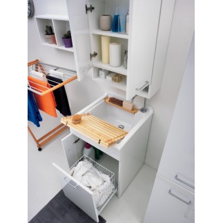 Laundry Wall Cabinet with Shelf - Quadro