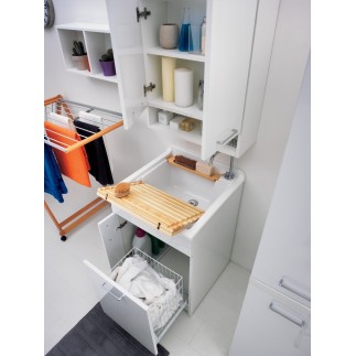 Laundry Wall Cabinet with Shelf - Quadro  | IsaProject