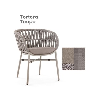 Stackable Outdoor Armchair in Rope - Tahiti | Grattoni