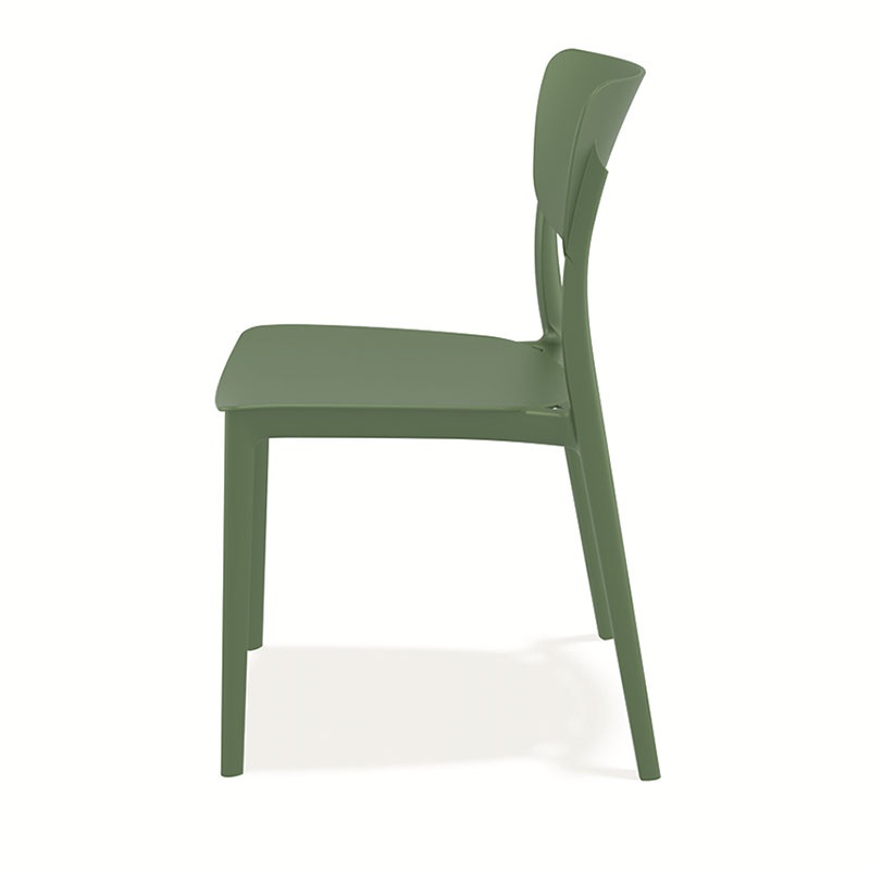 Stackable Outdoor Chair in Polypropylene - Monna | Grattoni