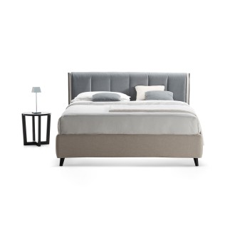 Double Storage Bed with Padded Headboard | Fast Delivery | Rosini