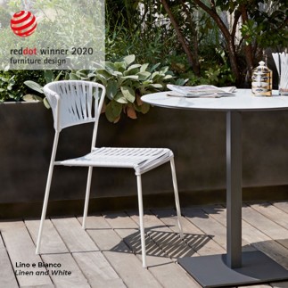 Stackable Outdoor Chair in Rope - Lisa Club | Scab