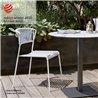 Stackable Outdoor Chair in rope - Lisa Club