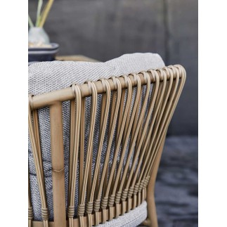 Garden Stackable Chair in Rattan - Ocean | Cane-line