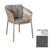 Garden Stackable Chair in Rattan - Ocean