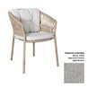 Garden Stackable Chair in Rattan - Ocean