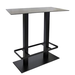 Table base 2 columns with footrest H.110 cm - Spritz | ISA