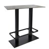 Table base 2 columns with footrest H.110 cm - Spritz