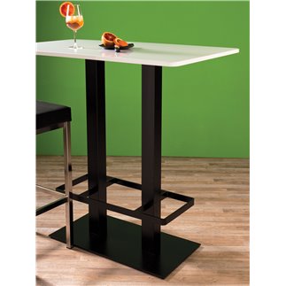 Table base 2 columns with footrest H.110 cm - Spritz